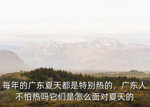廣東人夏天太熱怎么辦,廣東人不怕熱嗎