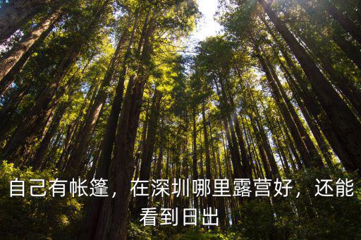 深圳哪里能看到地球,還能看到日出