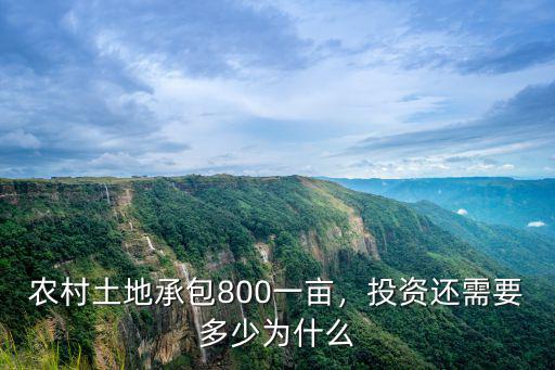 廣州租地多少錢一畝農場,農村土地承包800一畝