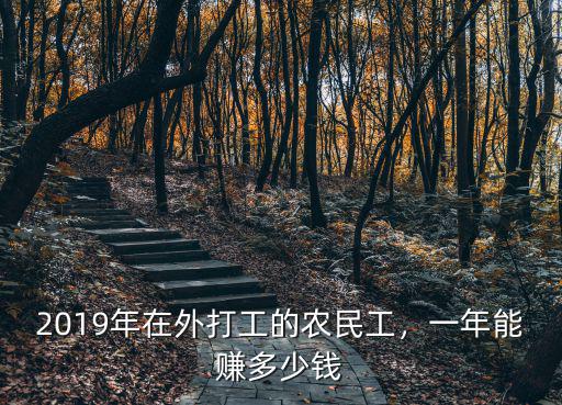 2019年在外打工的農民工，一年能賺多少錢