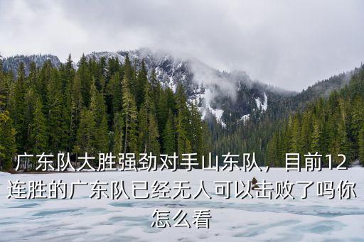 怎么擊敗廣東隊,接下來誰最有可能擊敗廣東隊
