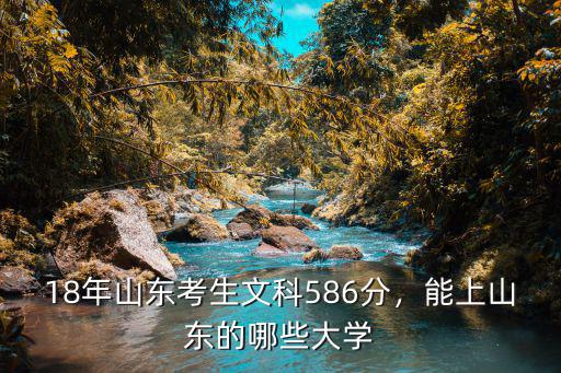 18文科山東有多少考生,18年山東考生文科586分