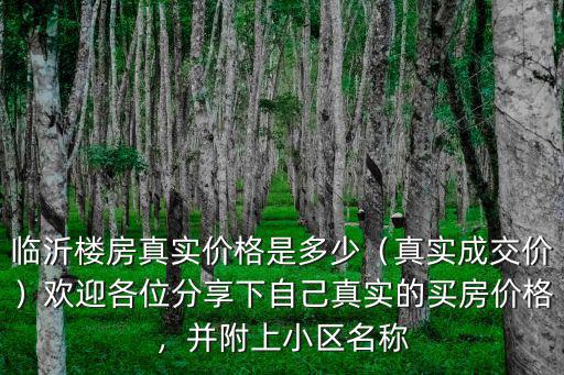 臨沂南坊的車位價格是多少,在臨沂這樣的三線城市