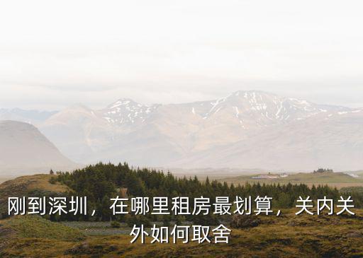 深圳第一站去哪里租房便宜,第一次去深圳