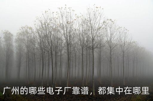 廣州中興工廠在哪里,工廠集中在哪里