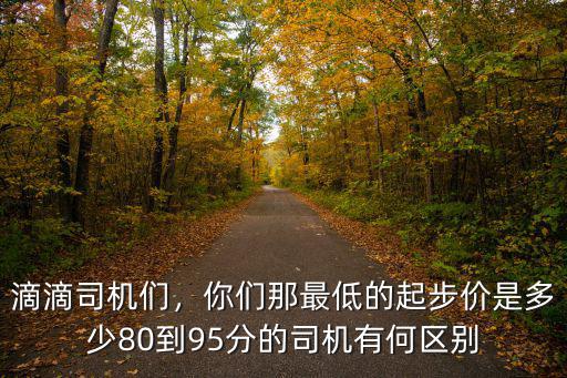 濟寧滴滴司機端起步價是多少,滴滴起步價司機到手多少錢