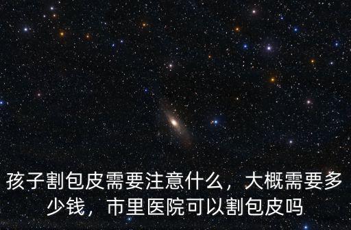 孩子割包皮需要注意什么，大概需要多少錢，市里醫院可以割包皮嗎