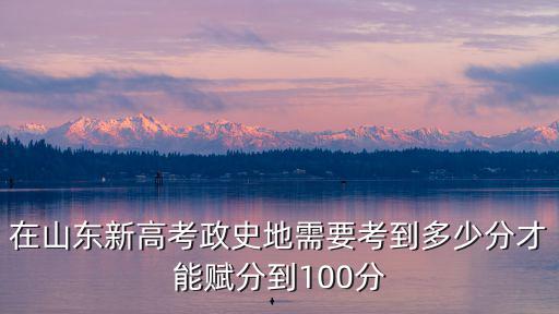 山東省新高考等級分能劃多少,山東新高考第一年