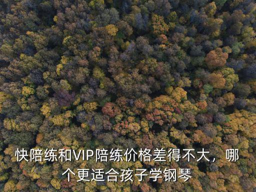快陪練和VIP陪練價格差得不大，哪個更適合孩子學(xué)鋼琴
