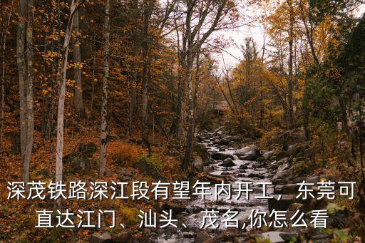 深茂鐵路經(jīng)江門哪里,深茂鐵路深江段有望年內(nèi)開工