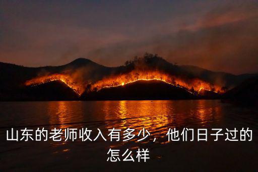 山東新東方高中老師工資多少,山東的老師收入有多少
