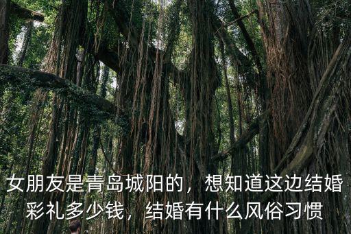 女朋友是青島城陽的，想知道這邊結婚彩禮多少錢，結婚有什么風俗習慣