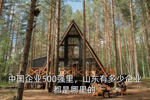 中國有多少國企在山東,山東有哪些大型國企