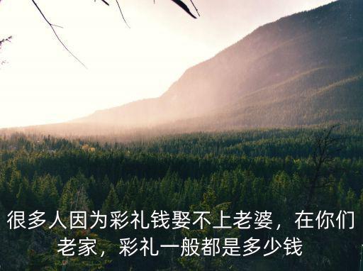 威海男方彩禮應該給多少錢,結婚一般給女方多少彩禮錢