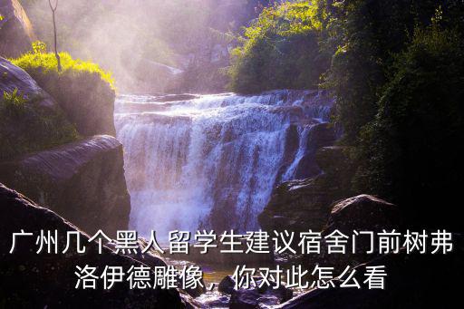 廣州幾個黑人留學(xué)生建議宿舍門前樹弗洛伊德雕像，你對此怎么看