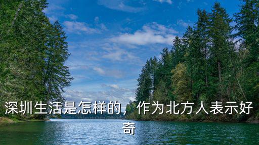 深圳生活是怎樣的，作為北方人表示好奇
