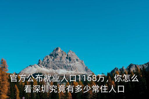 深圳市現有常住人口有多少萬,深圳究竟有多少常住人口