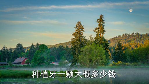 深圳寶城口腔種植牙大概多少錢,種植牙一顆要多少錢