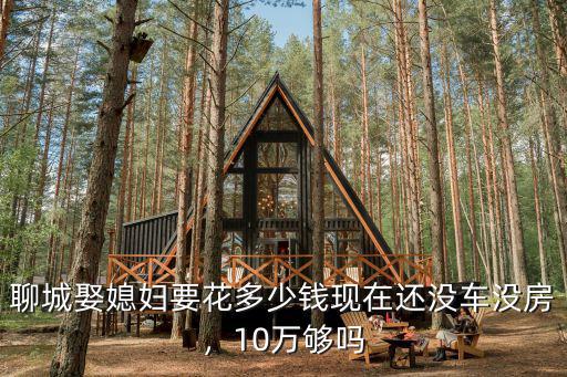 聊城娶媳婦要花多少錢現在還沒車沒房，10萬夠嗎
