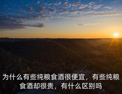 煙臺純糧食酒多少錢,為什么有些純糧食酒很便宜
