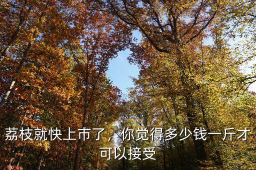 杭州超市荔枝多少錢一斤,荔枝就快上市了