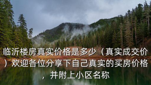 臨沂創城電話是多少錢,臨沂樓房真實價格是多少