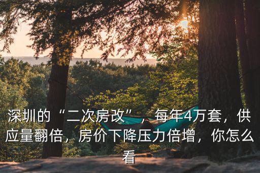 深圳哪里的房價翻倍,房價下降壓力倍增