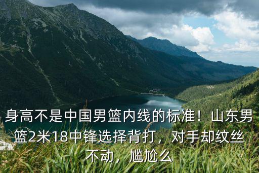 身高不是中國男籃內(nèi)線的標(biāo)準(zhǔn)！山東男籃2米18中鋒選擇背打，對手卻紋絲不動，尷尬么
