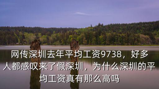 網傳深圳去年平均工資9738，好多人都感嘆來了假深圳，為什么深圳的平均工資真有那么高嗎
