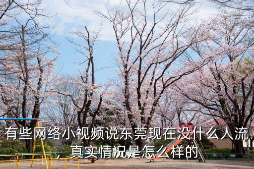 有些網絡小視頻說東莞現在沒什么人流，真實情況是怎么樣的