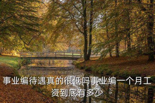 濱州事業編工資多少錢,事業編一個月工資到底有多少