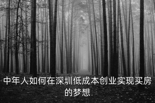 中年人在深圳怎么生活,在深圳定居了的中年人