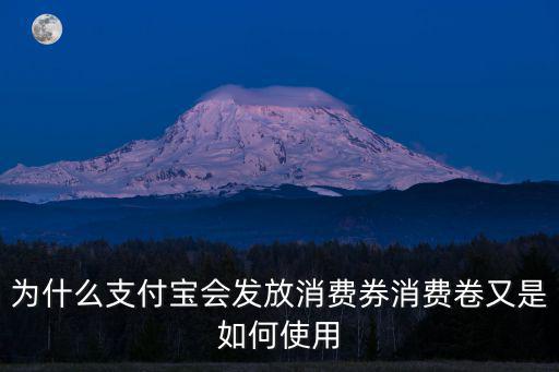 中山支付寶20元消費(fèi)券怎么用,為什么支付寶會發(fā)放消費(fèi)券