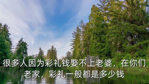 娶山東人做老婆多少錢,很多人因為彩禮錢娶不上老婆