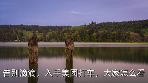 告別滴滴，入手美團打車，大家怎么看