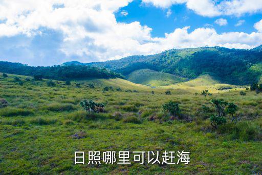日照哪里可以趕海