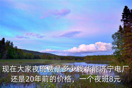 山東電廠多少錢一臺,現在大家夜班費是多少錢