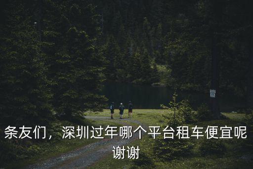 條友們，深圳過年哪個平臺租車便宜呢謝謝