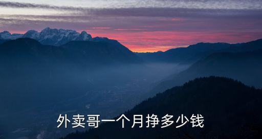 杭州跑外賣一個(gè)月大概多少錢,在杭州跑什么外賣平臺(tái)好