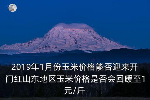 19年3月份山東玉米價格是多少錢一斤,玉米能賣多少錢