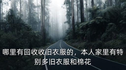 河源哪里有收舊衣服的,哪里有收購(gòu)廢舊衣服的