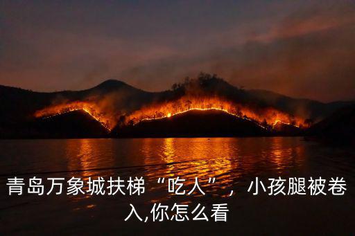 青島萬象城直梯扶梯共多少個,青島萬象城扶梯吃人