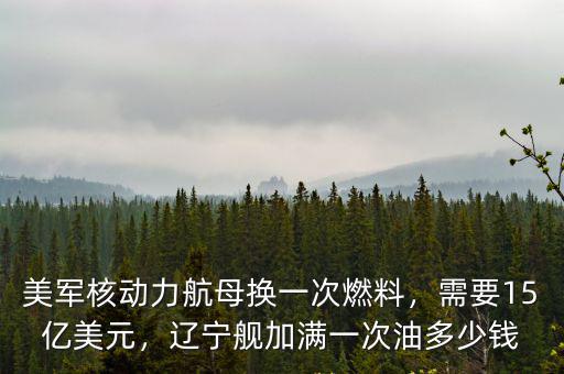 山東艦航母一個小時燃油要多少錢,航空母艦的一年費用是多少錢
