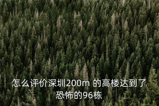 深圳高樓外國怎么看,世界第二高樓你怎么看