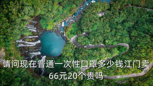 請(qǐng)問(wèn)現(xiàn)在普通一次性口罩多少錢江門賣66元20個(gè)貴嗎