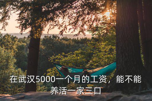 廣州人在武漢市有多少錢一個月,在武漢一個月多少錢算高工資
