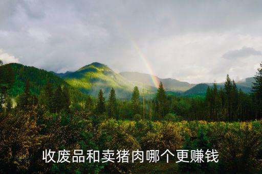 廣東廉江哪里收豬肉,收廢品和賣豬肉哪個更賺錢