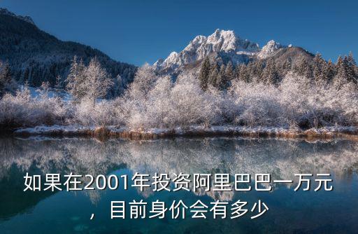 如果在2001年投資阿里巴巴一萬元，目前身價會有多少