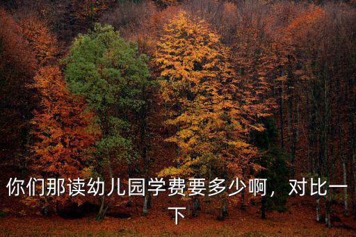 廣州番禺幼兒園學費多少,你們那讀幼兒園學費要多少啊