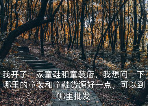 東莞童裝去哪里進貨,童裝尾貨哪里進貨靠譜